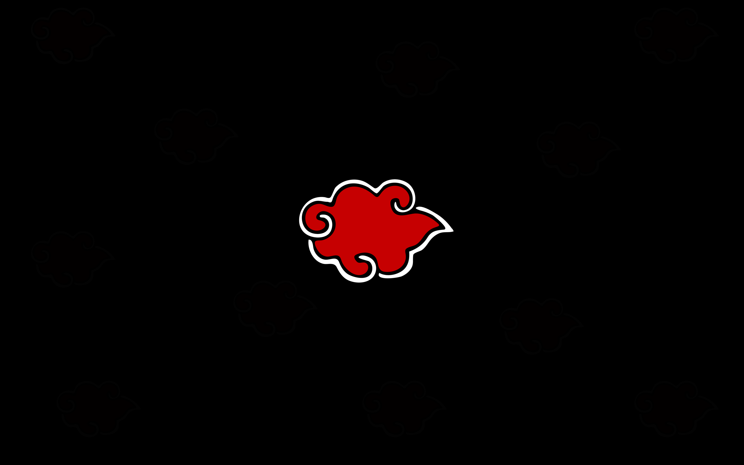 Nuvola rossa Akatsuki simbolo, 2560x1600 WQXGA, PC
