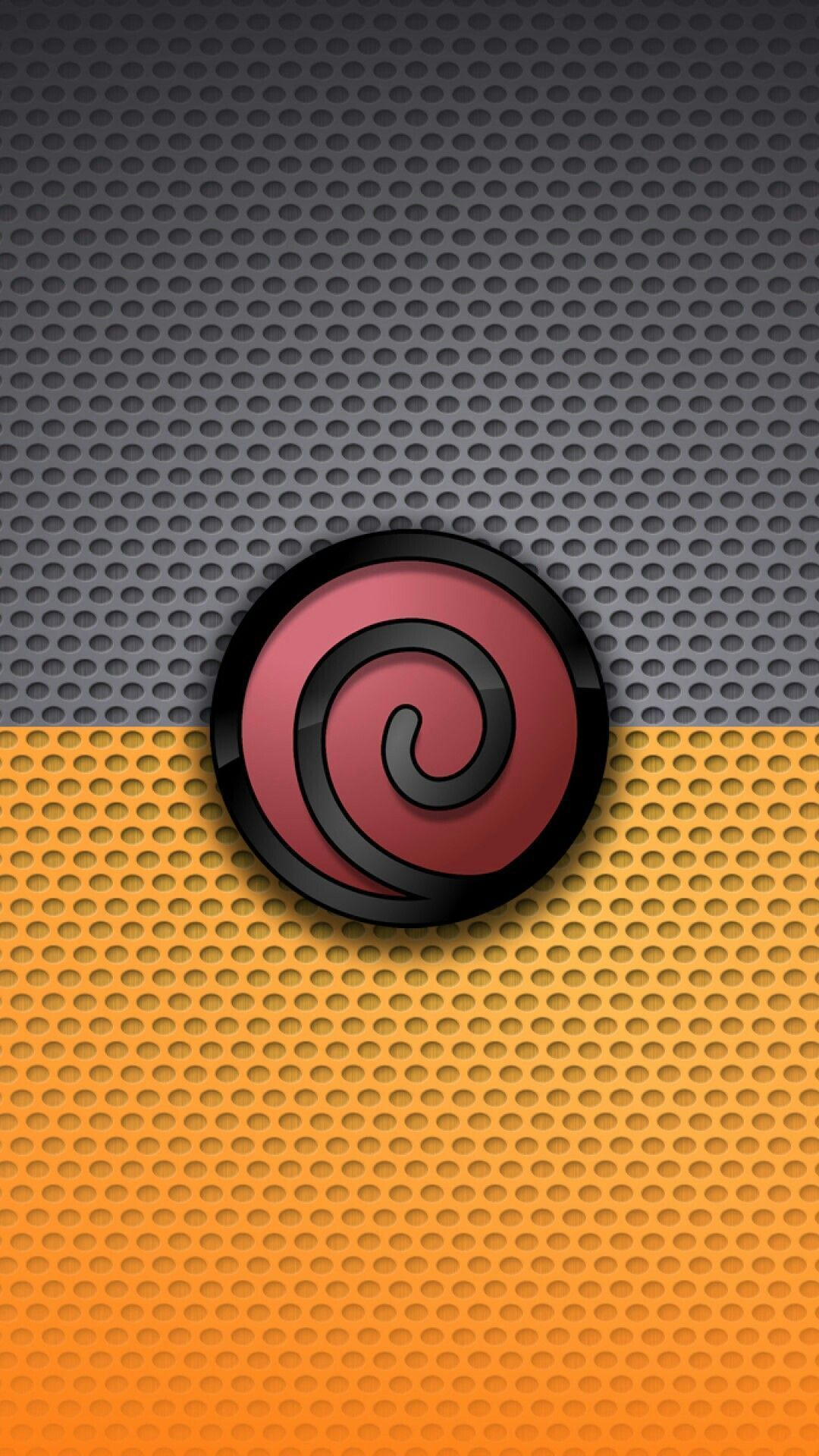 Simbolo Uzumaki Naruto spirale, 1080x1920 Full HD Verticale, iPhone