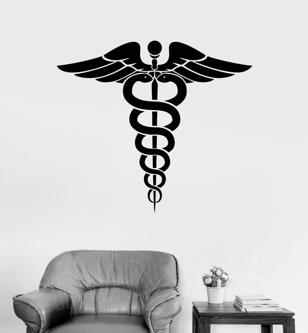 Simbolo caduceo nero bianco, 1920x1080 Full HD 1080p, PC