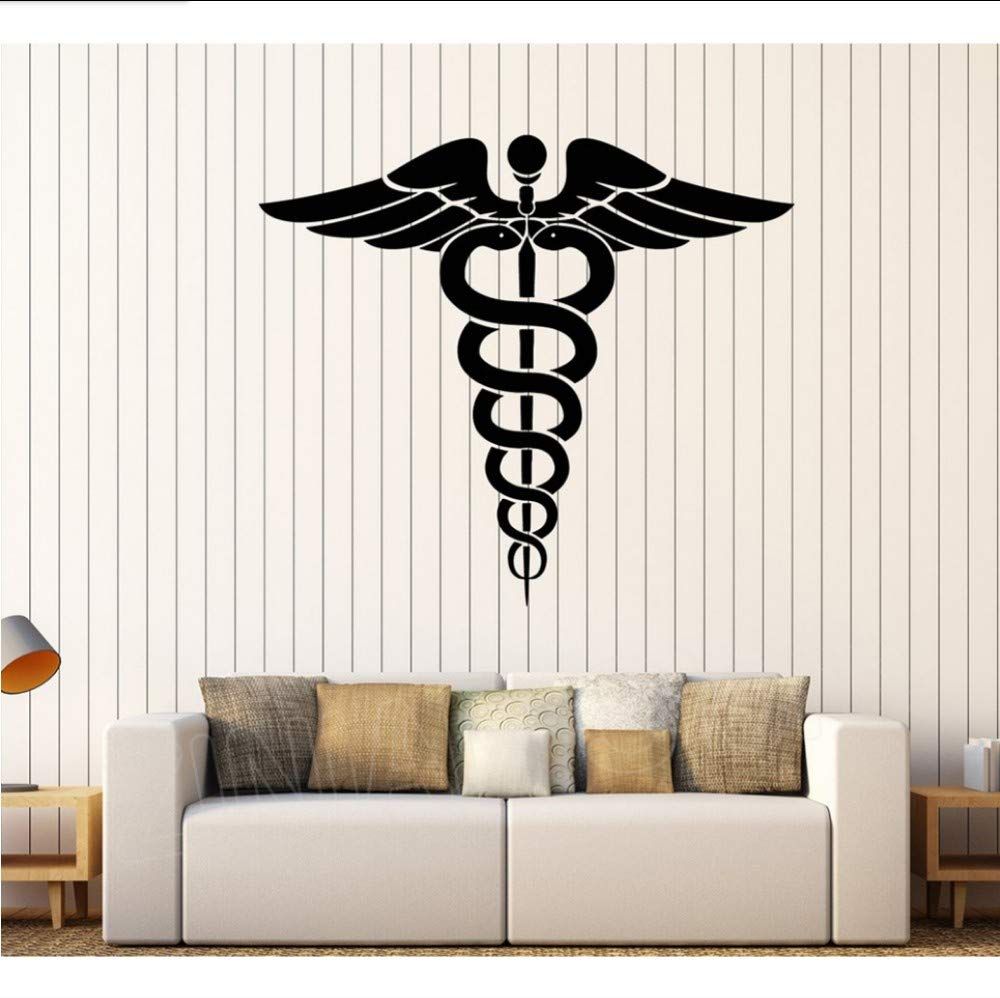 Adesivo murale caduceo nero, 1000x998 HD, Desktop