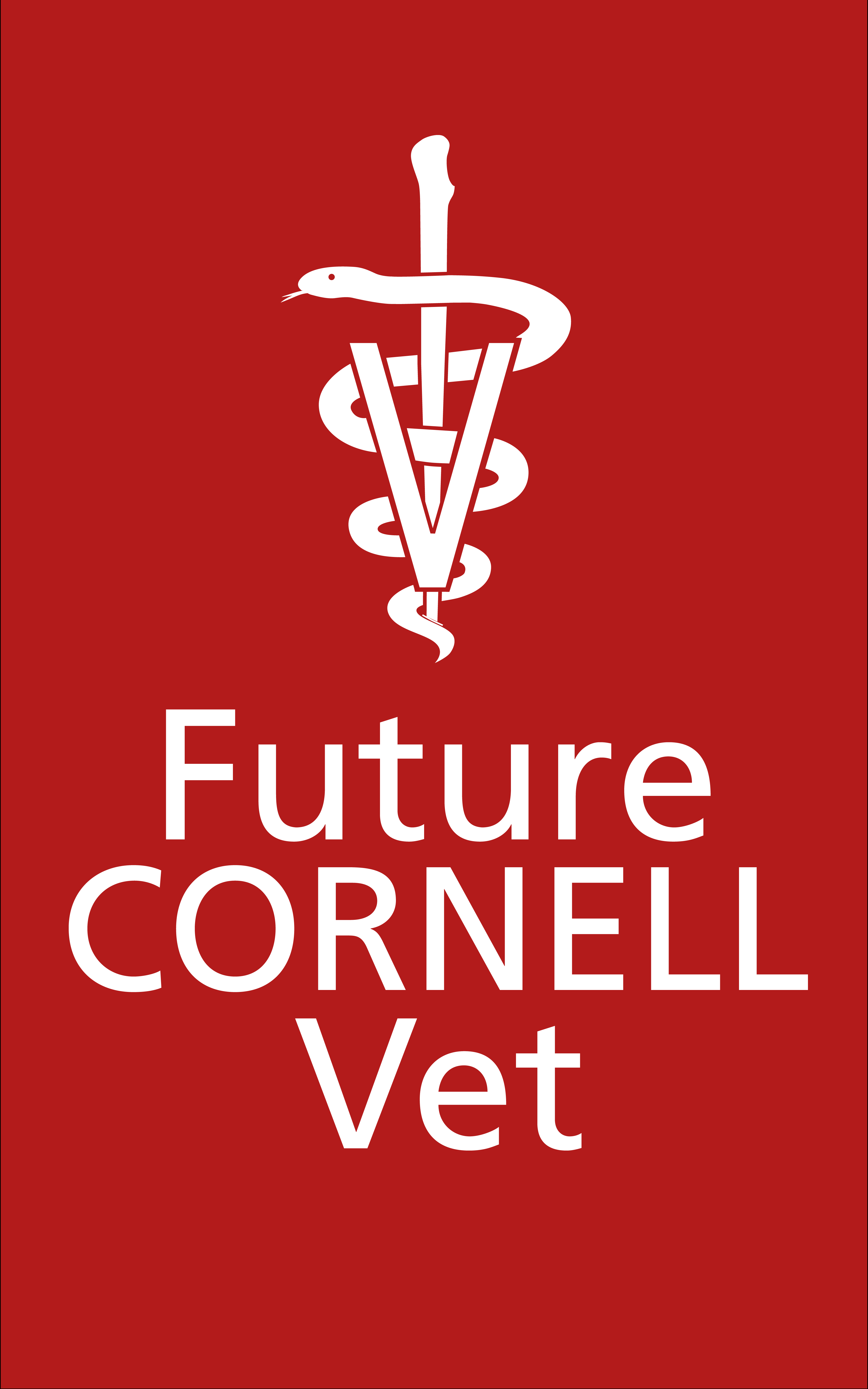 Simbolo veterinario Cornell rosso, 3600x5761 Verticale, OnePlus
