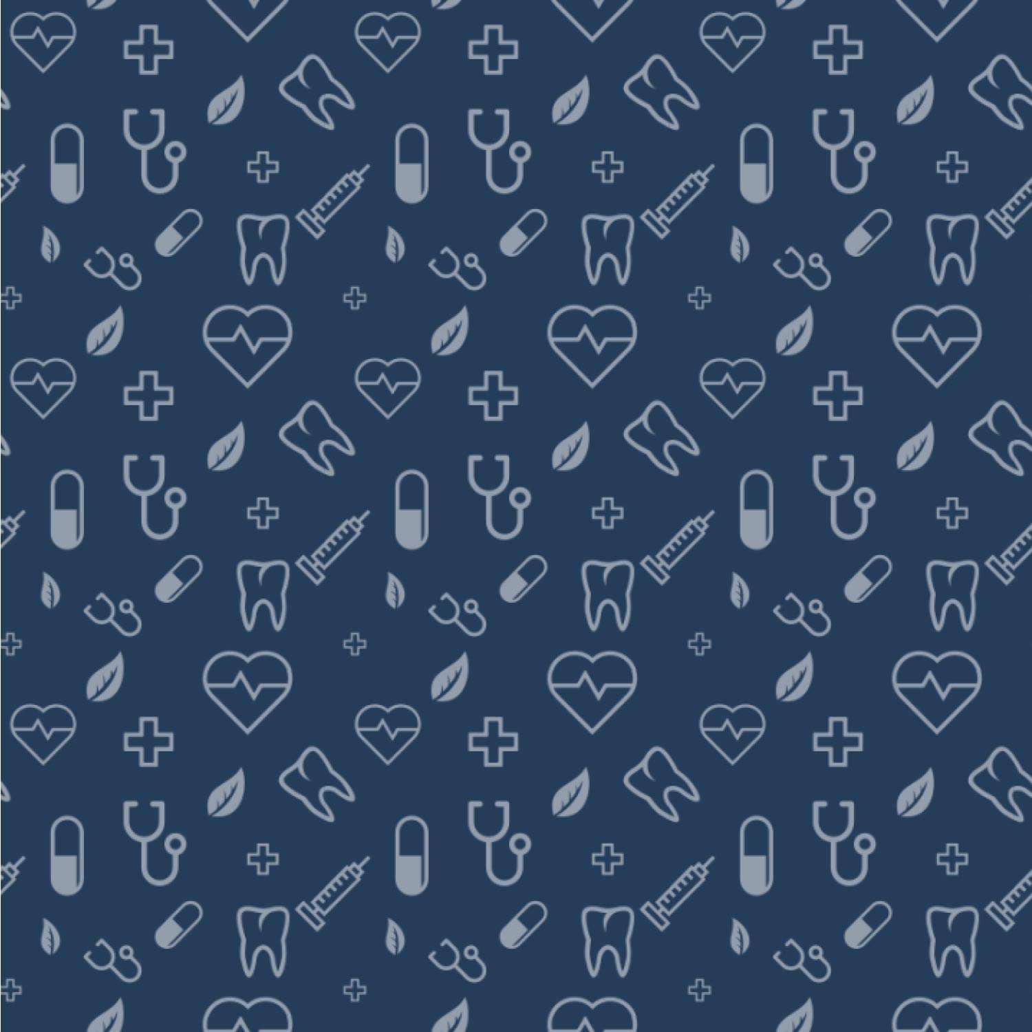 Pattern icone mediche blu, 1500x1500 720p, Lenovo Legion