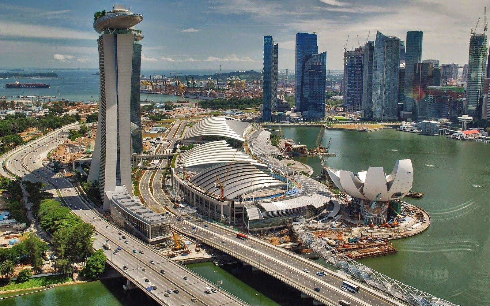 Marina Bay Sands Singapore, 1600x1000 900p, PC