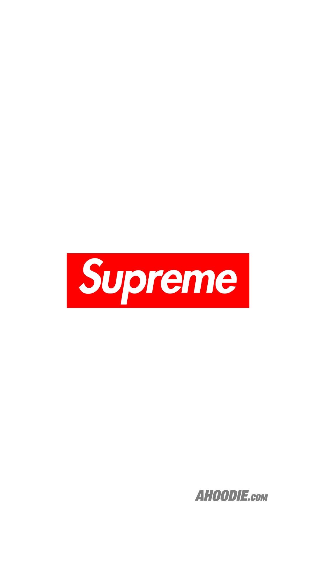 Logo box rosso Supreme, New York, 1082x1921 Full HD Verticale, iPhone