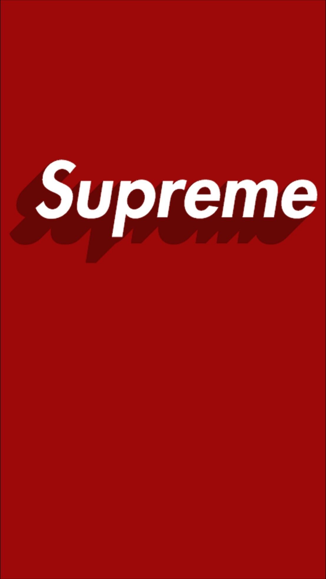 Logo Supreme sfondo rosso, 1107x1965 Full HD Verticale, iPhone