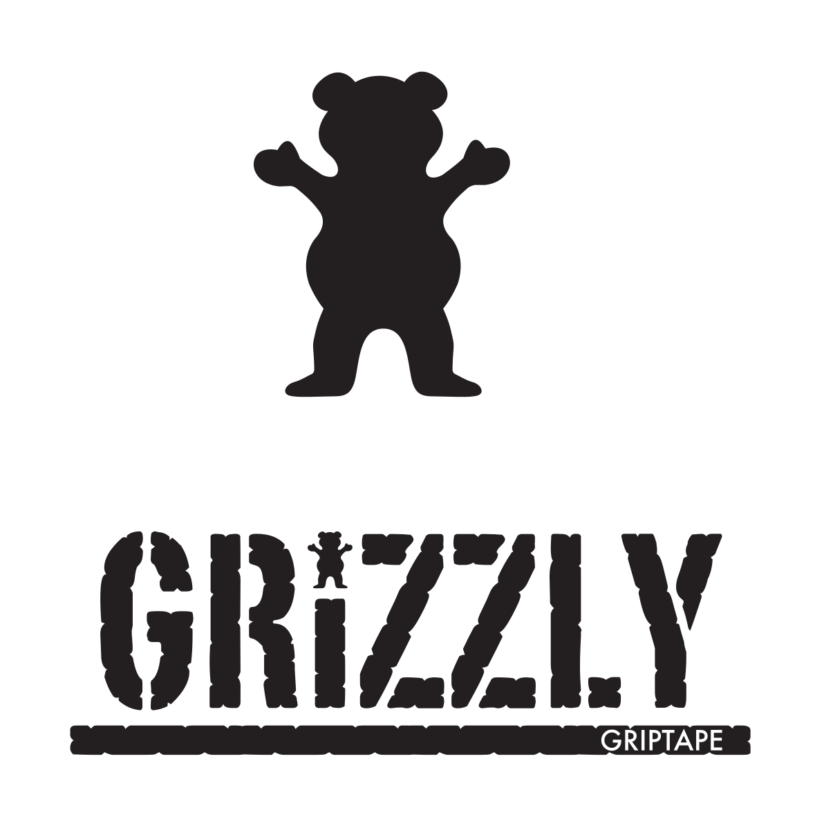 Logo orso Grizzly Griptape, 1192x1198 Verticale, Telefono