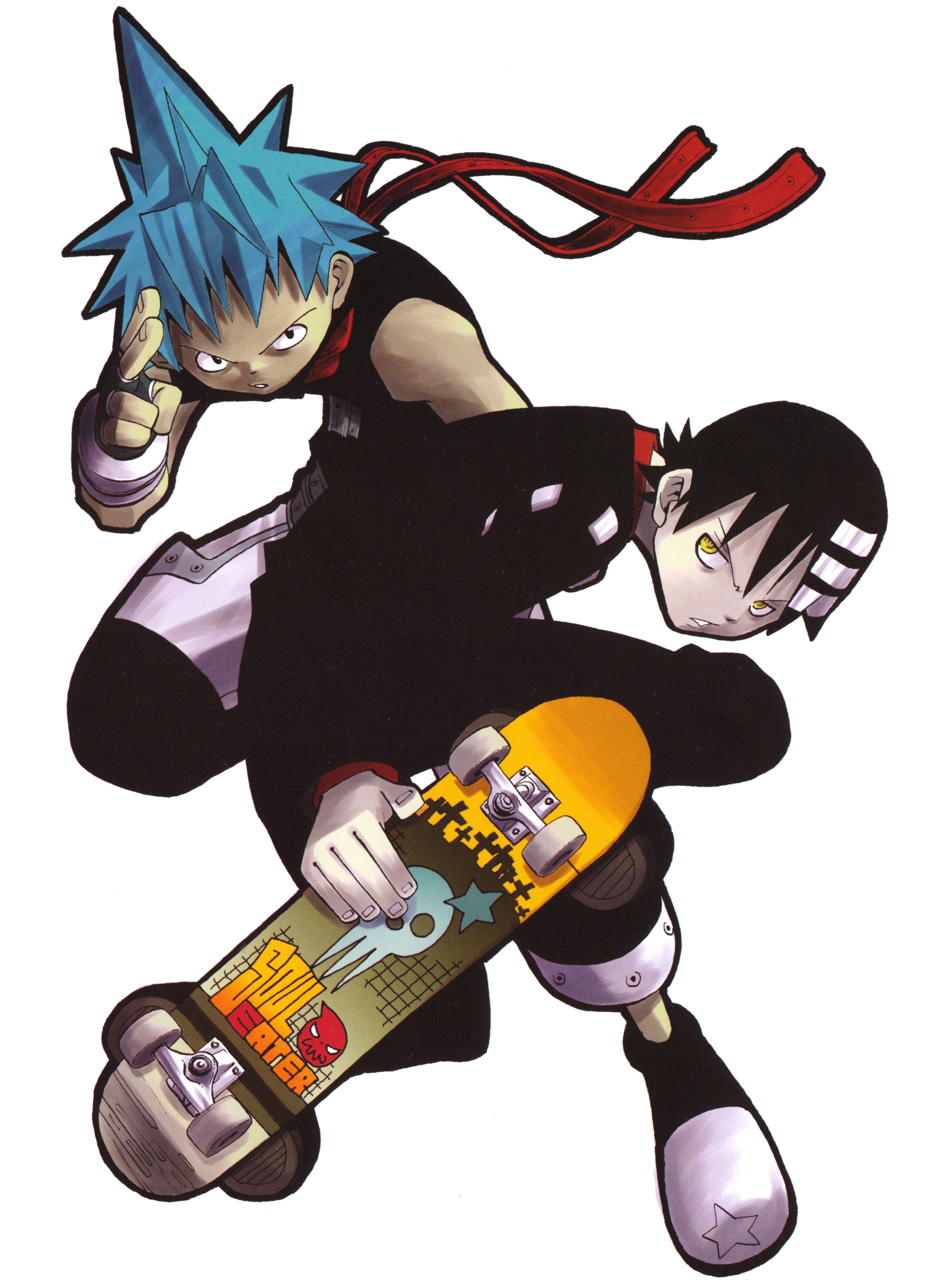 Black Star Soul Eater skateboard, 4727x6495 Full HD Verticale, iPhone