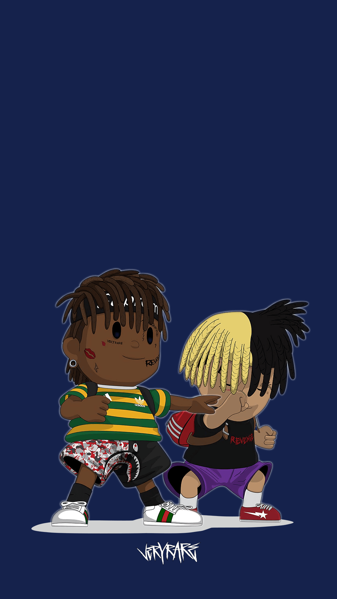 XXXTentacion e Ski Mask cartoon, 1080x1920 Full HD Verticale, Samsung Galaxy