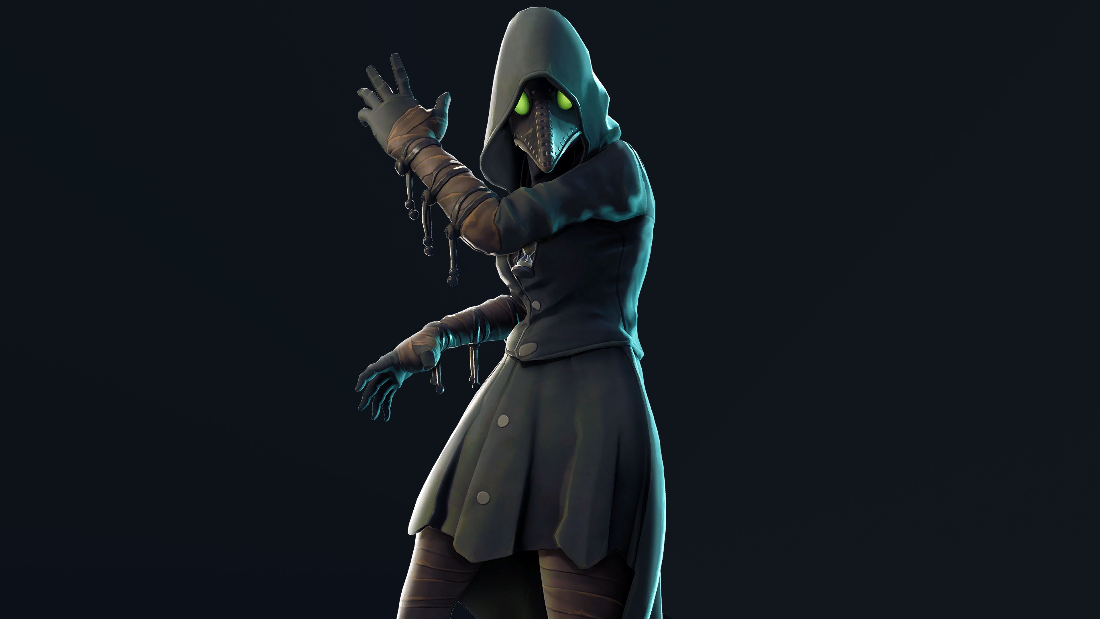 Skin Fortnite ninja grigia, 1220x687 HD, Desktop