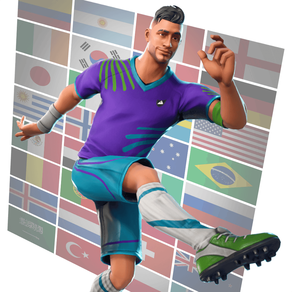 Fortnite Super Striker skin calcio, 1100x1100 HD, Laptop