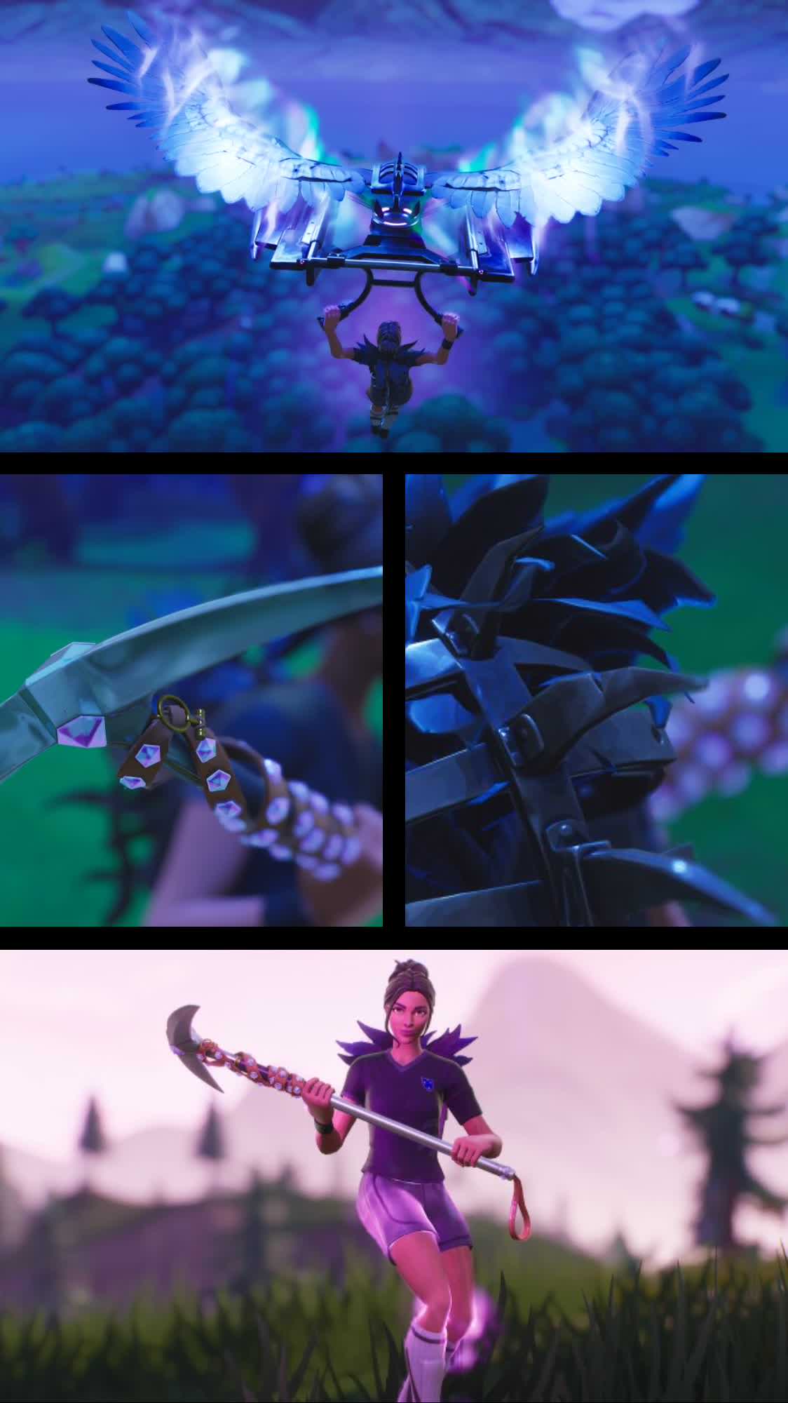 Personaggi Fortnite blu e rosso, 3440x1440 Panoramico, Dual Screen