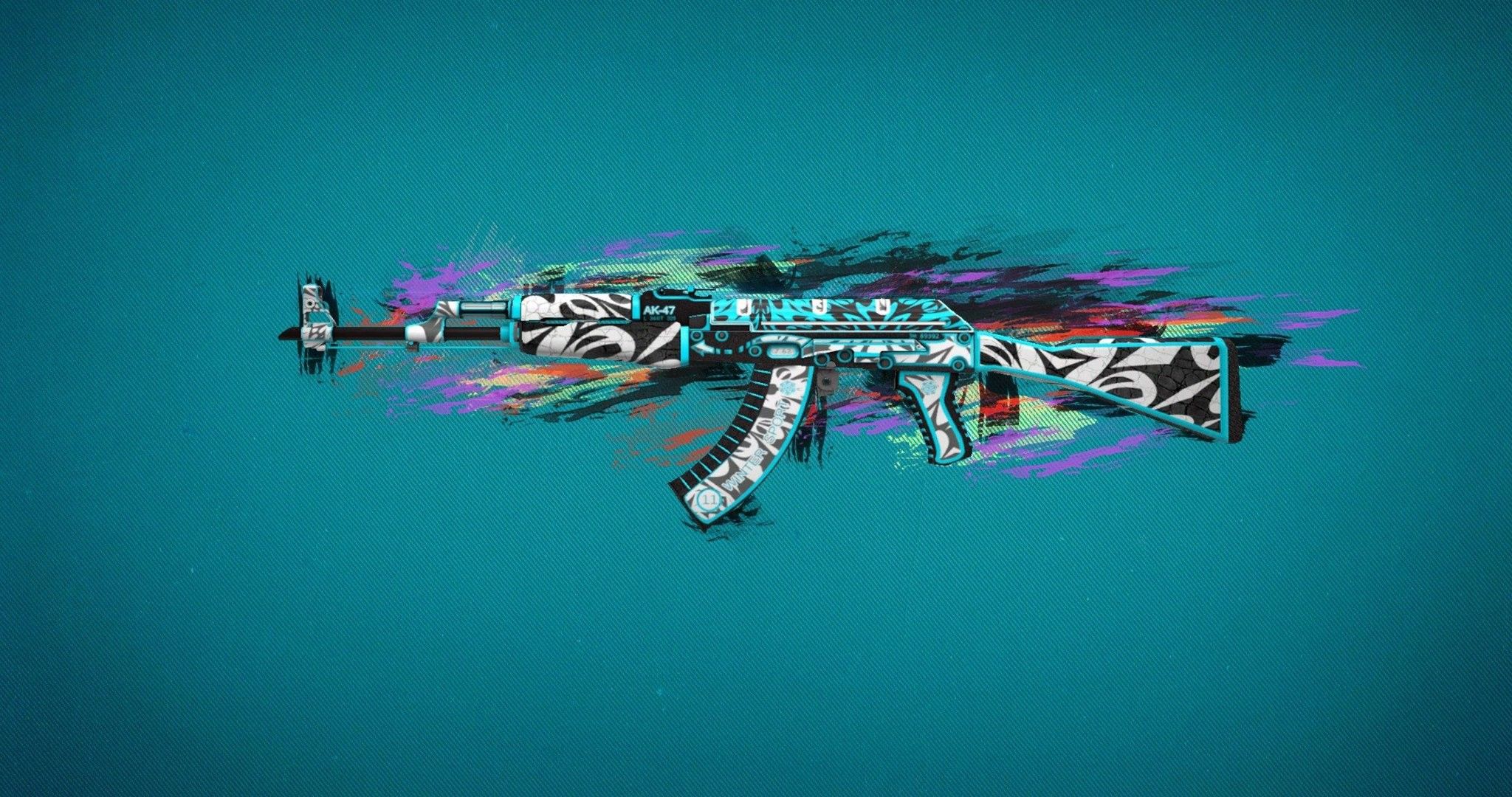 Fucile skin CS:GO verde, 1920x1080 1080p, Desktop