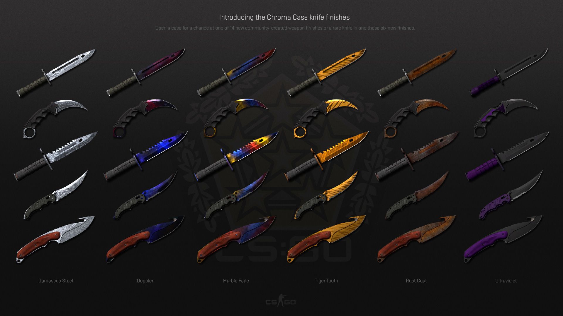 Coltelli skin CS:GO Chroma, 1920x1080 Full HD 1080p, Desktop
