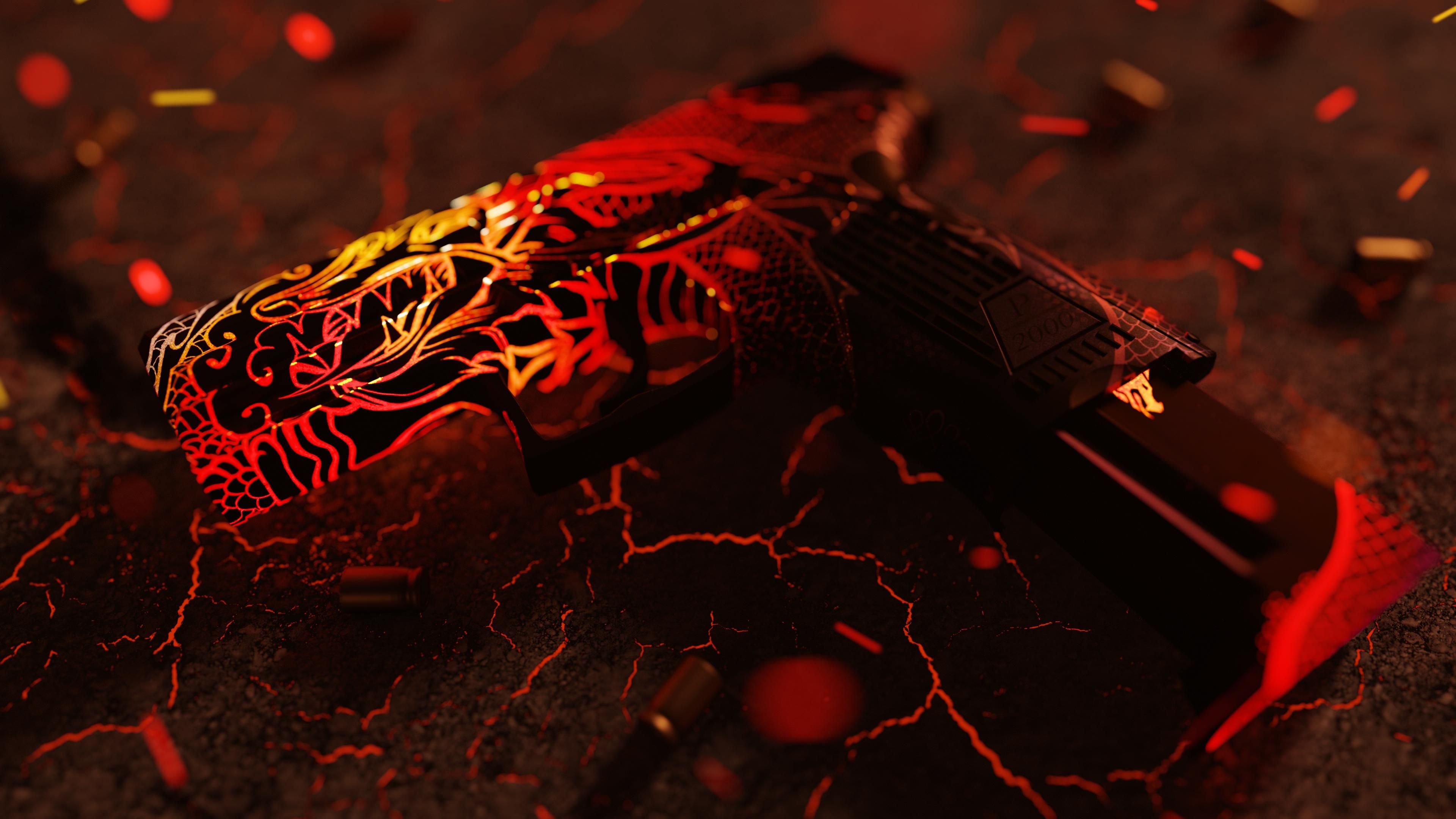 Farfalla coltello CS:GO rossa, 1600x1000 HD, Desktop