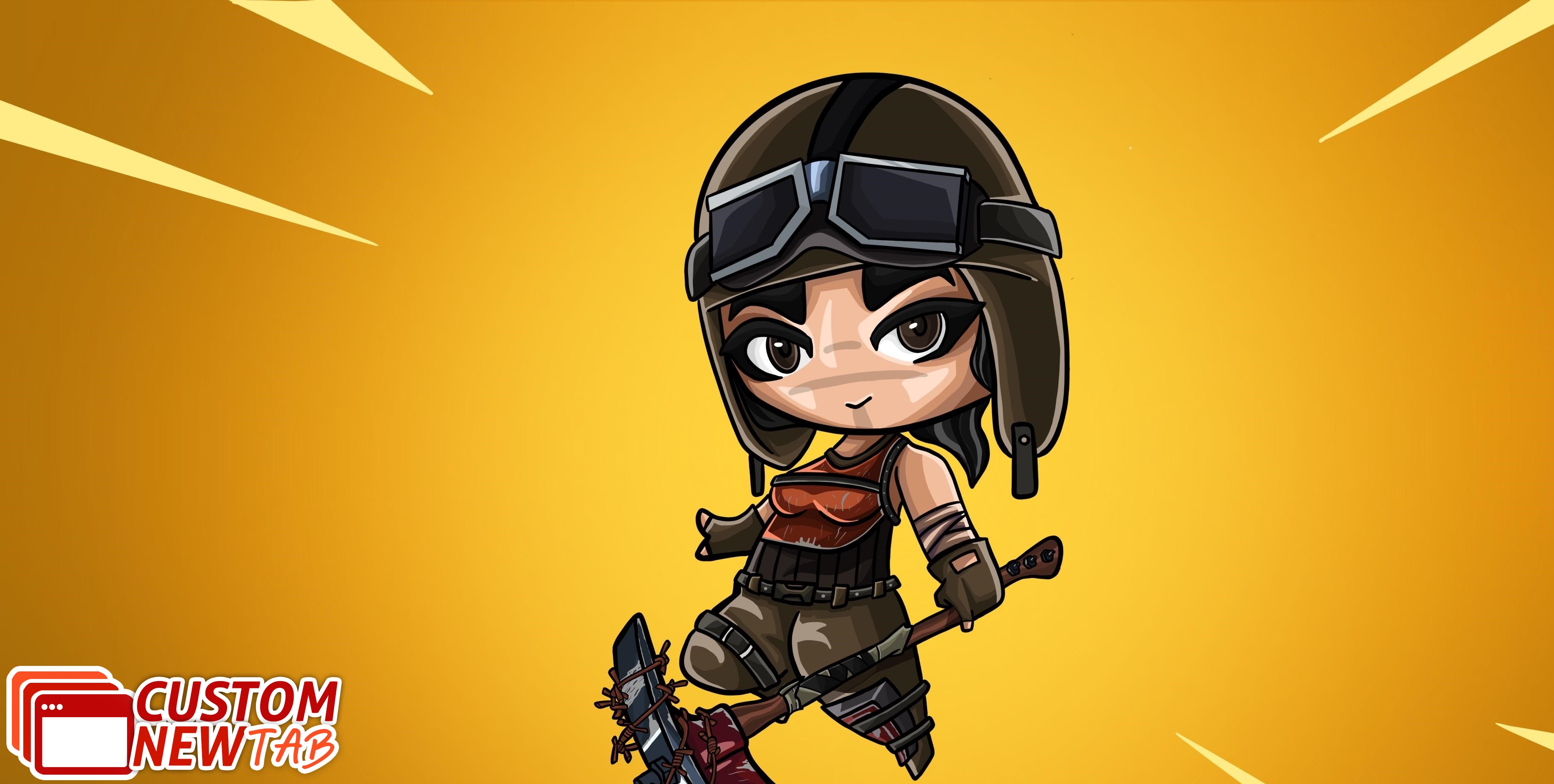Calamity skin Fortnite, 3840x2160 UHD, PC 4K
