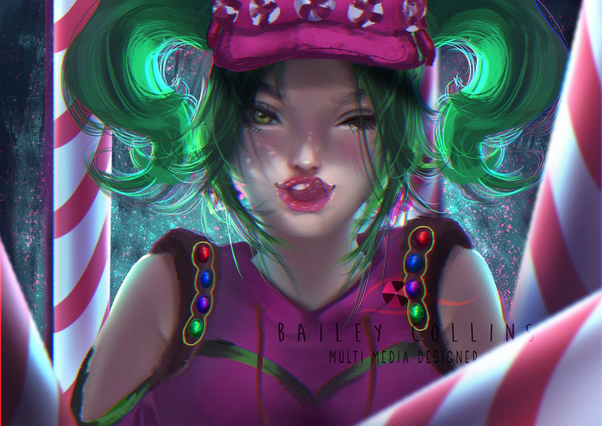 Ragazza Fortnite capelli verdi, battle royale, 1920x1359 Full HD+, Desktop