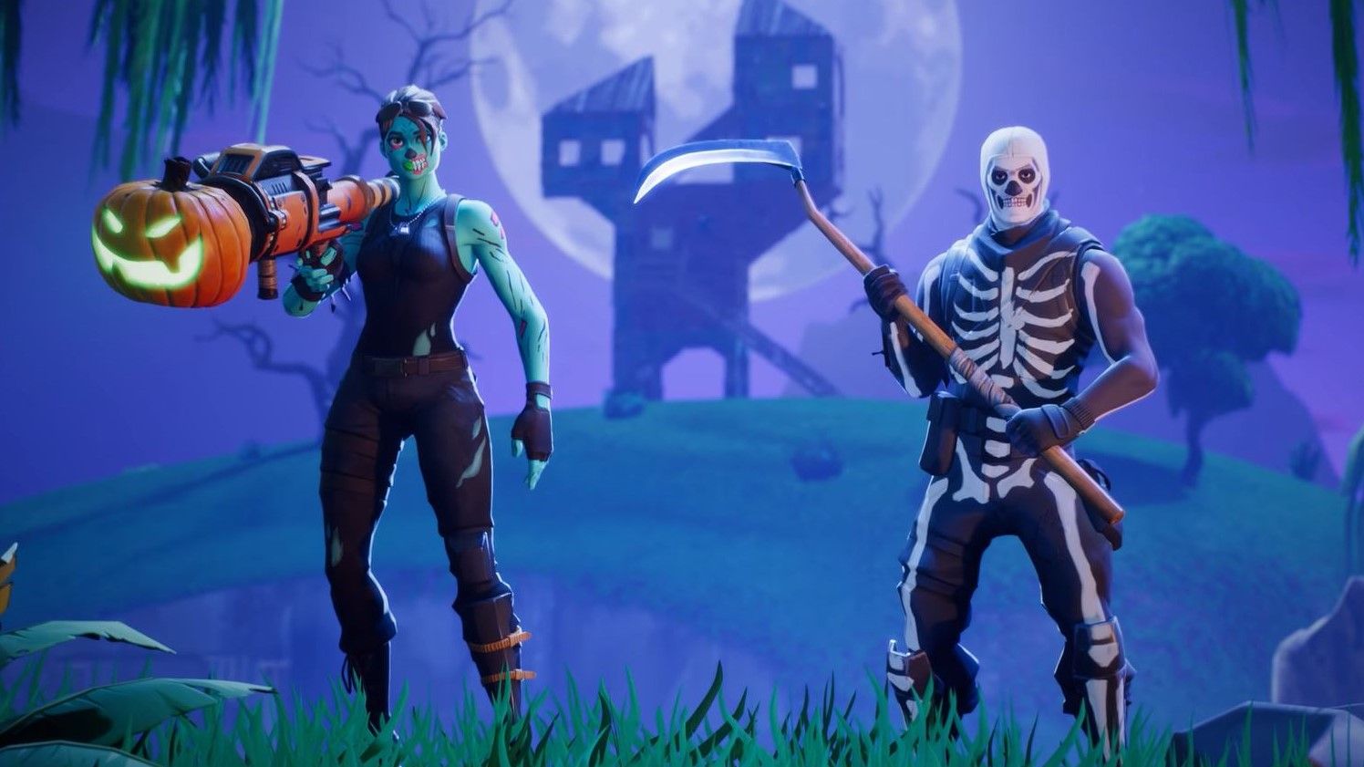 Ghoul Trooper e Skull Trooper Fortnite, 1496x841 720p, iMac