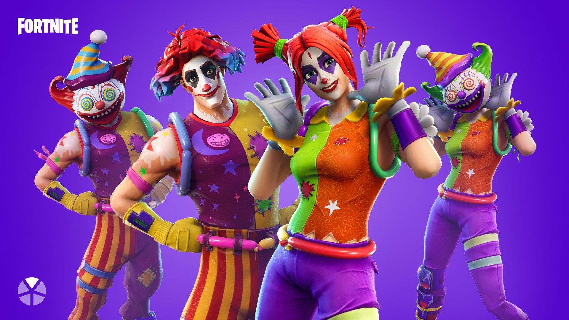Skin clown Fortnite Halloween, 1920x1080 Full HD 1080p, Laptop