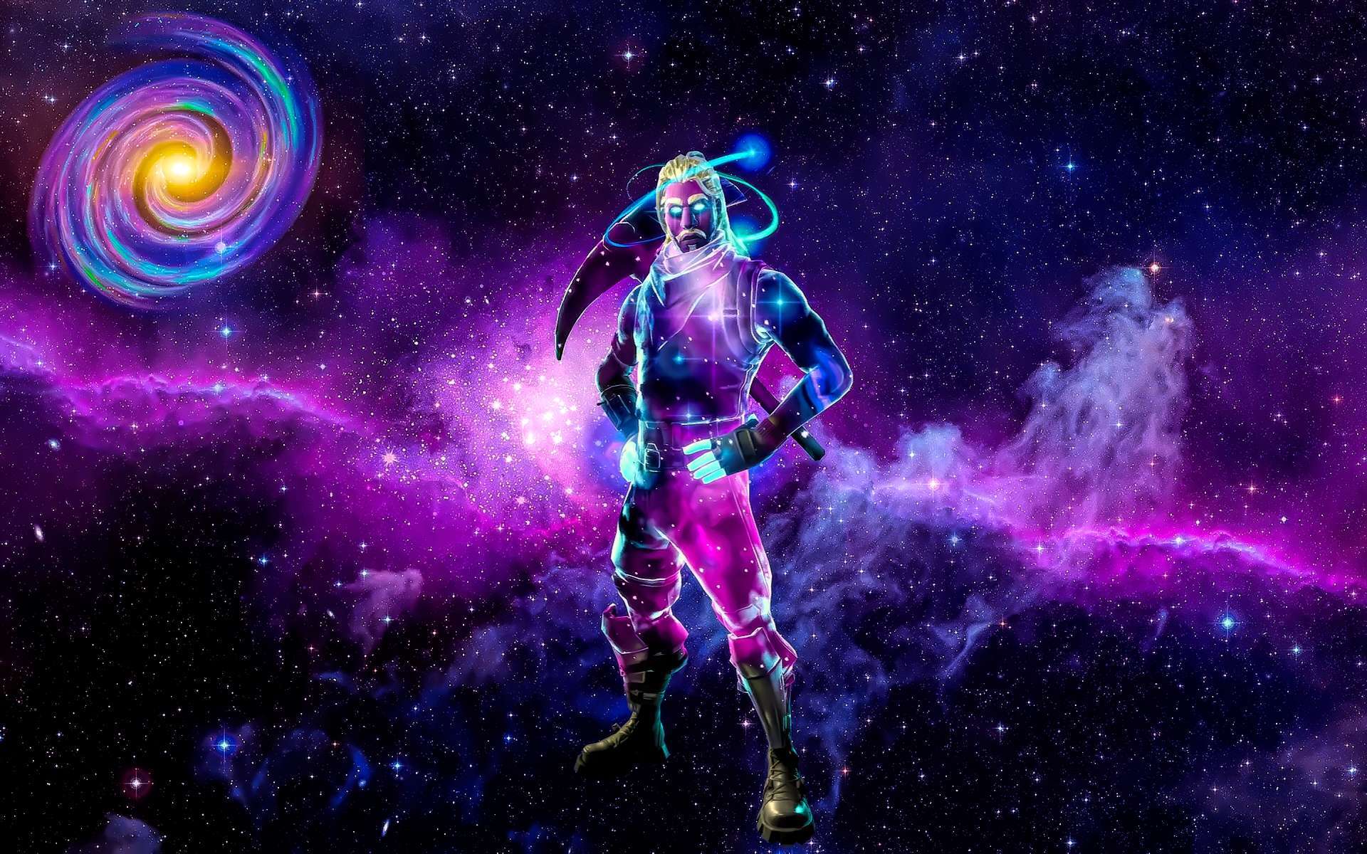 Skin Galassia Fortnite, 1920x1200 Full HD+, Desktop