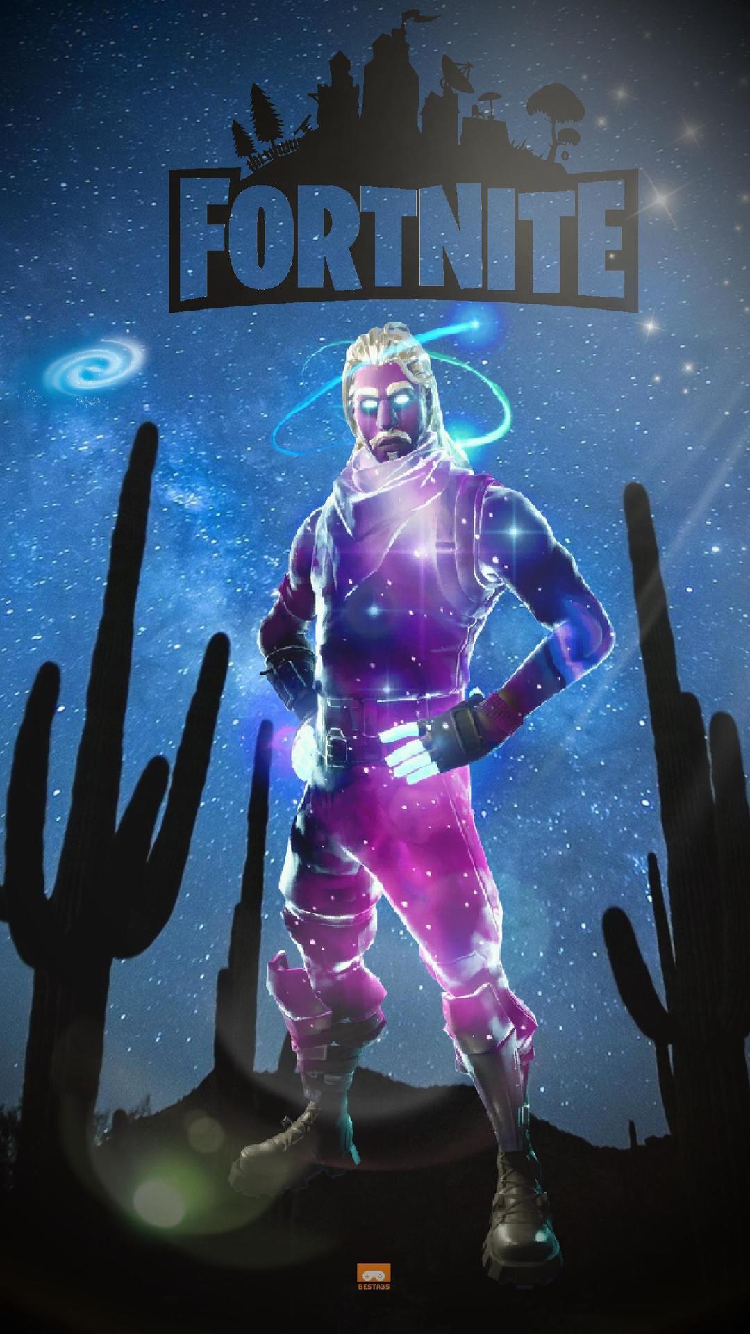 Skin Galassia Fortnite deserto, 1080x1920 Verticale, Telefono