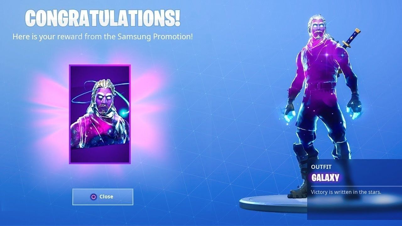 Skin Galassia Fortnite blu, 3840x2160 Ultra HD, Monitor 4K