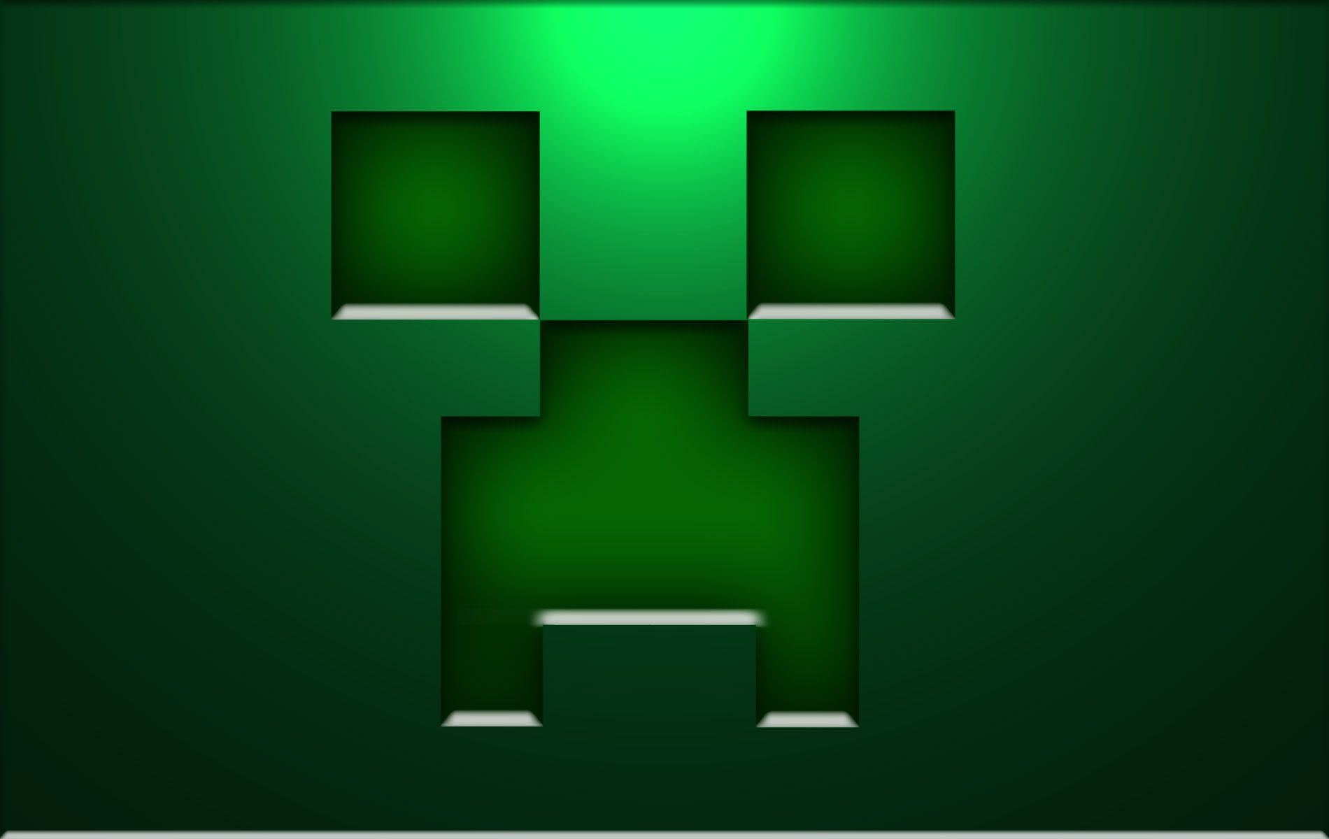 Creeper Minecraft su verde, 1920x1080 1080p, Laptop