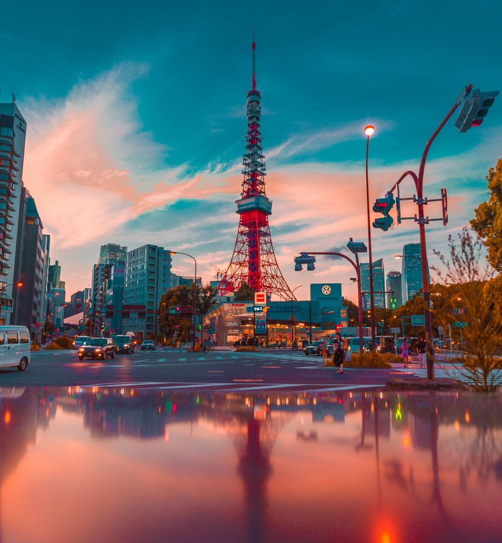 Strada notturna Tokyo insegne neon, 7326x4890 UHD, Monitor 4K