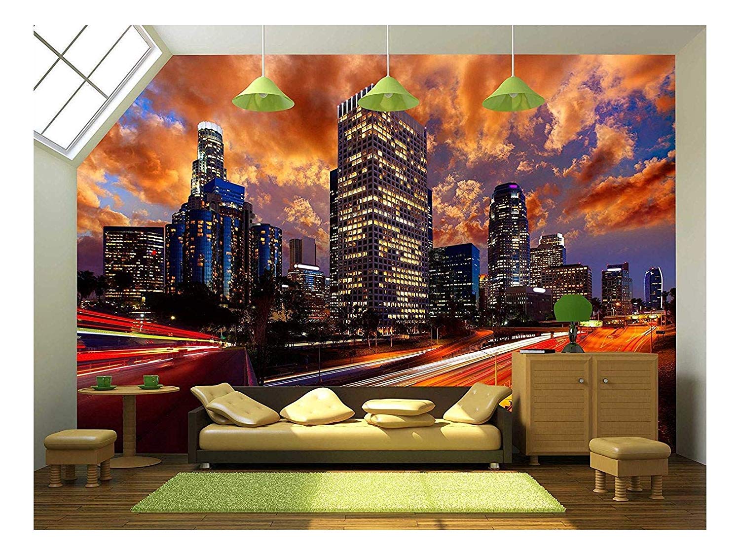 Skyline Los Angeles al tramonto, 1500x1125 HD, Desktop