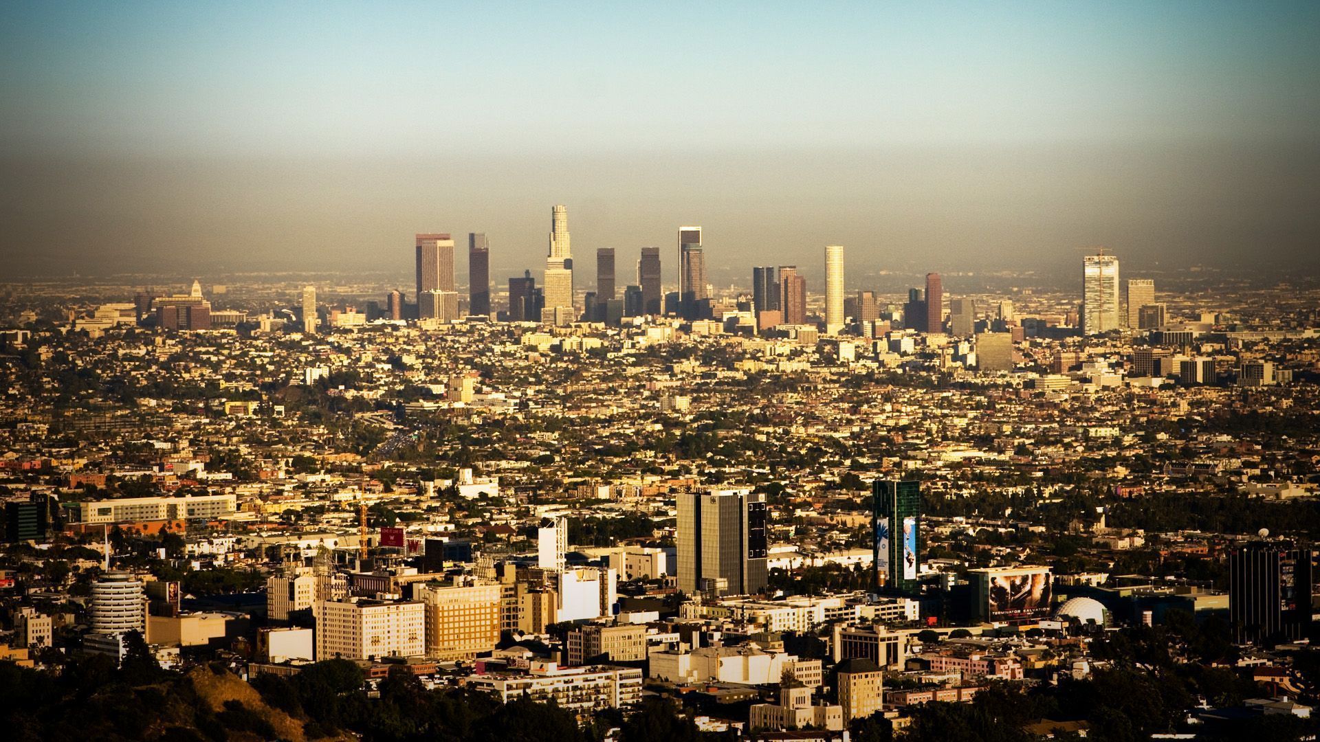 Skyline Los Angeles notturno, 2560x1954 WQXGA, Desktop