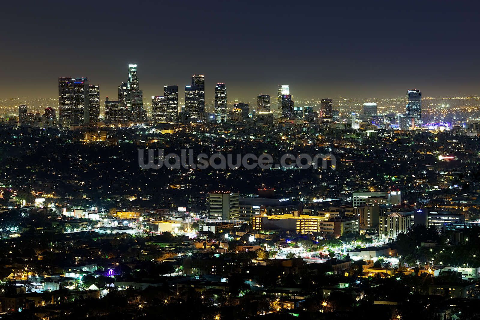 Skyline di Los Angeles notturno, 1600x1067 HD Ready, Notebook Gaming
