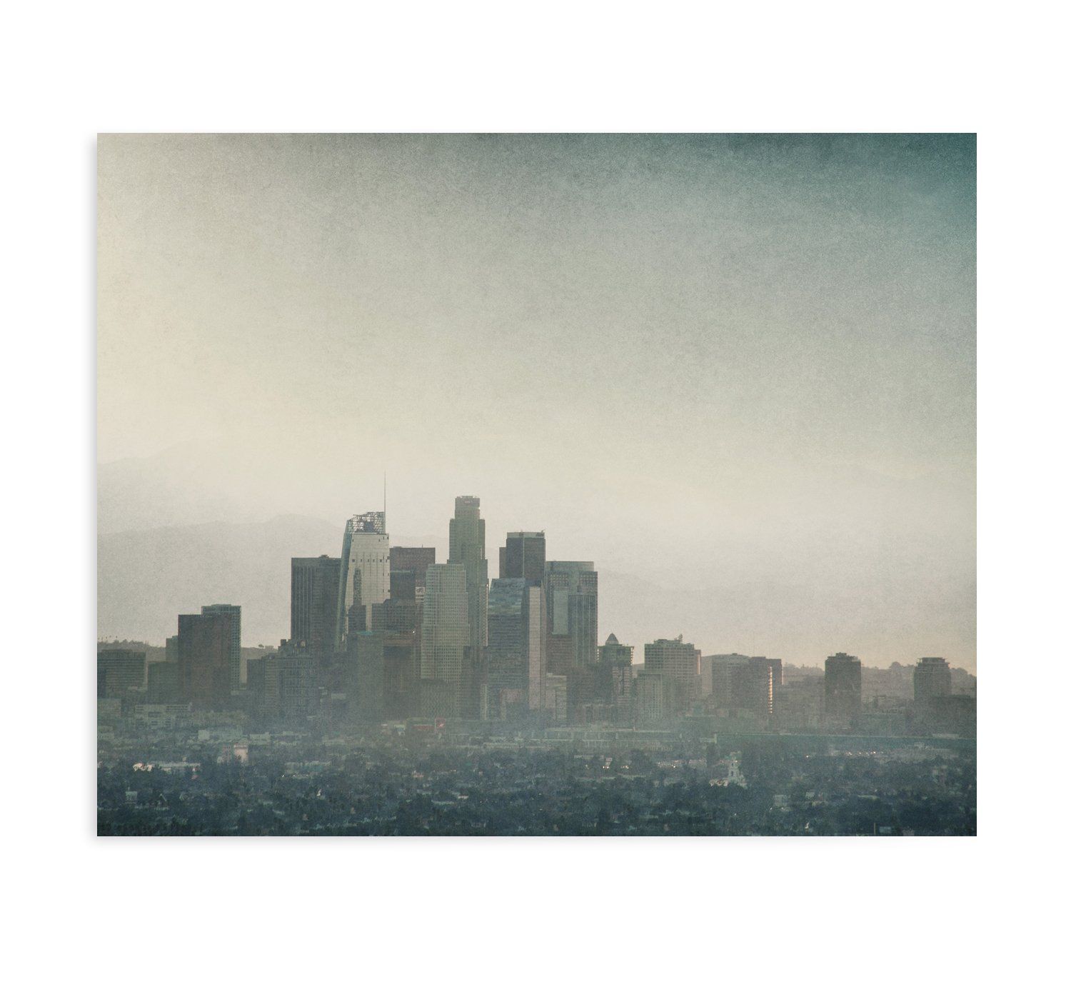 Skyline Los Angeles silhouette, 1000x836 HD, Desktop