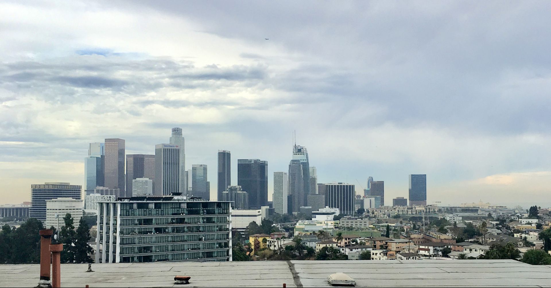 Skyline di Los Angeles panoramico, 1920x1080 Full HD, PC Desktop