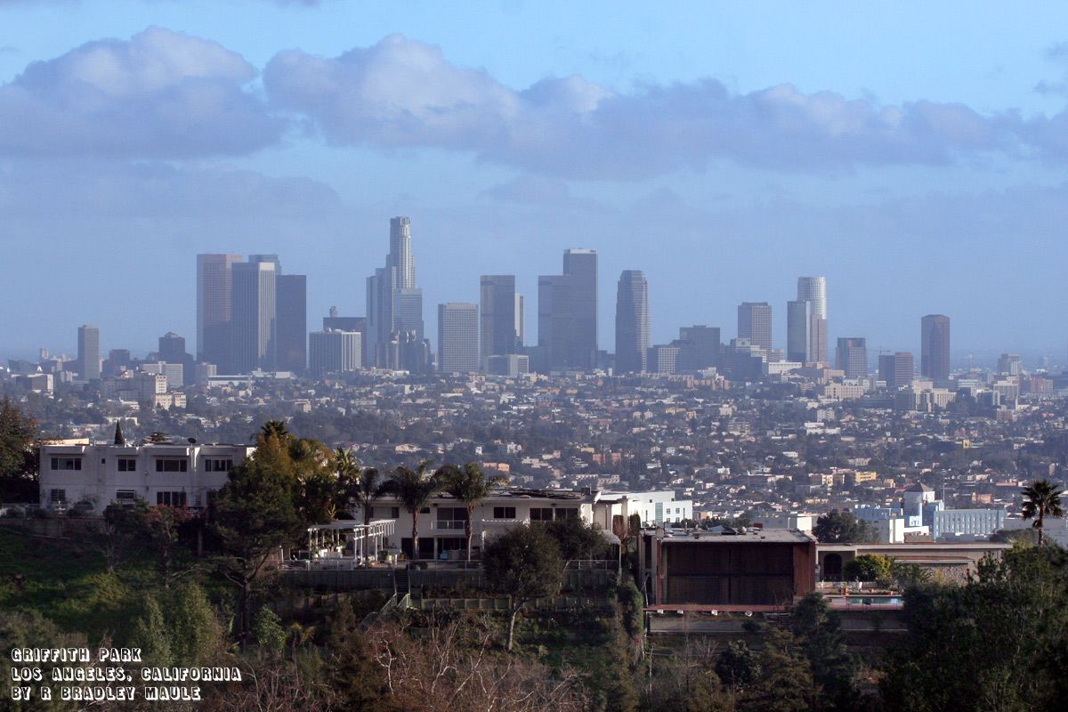 Skyline Los Angeles al tramonto, 2560x1600 WQXGA, Laptop