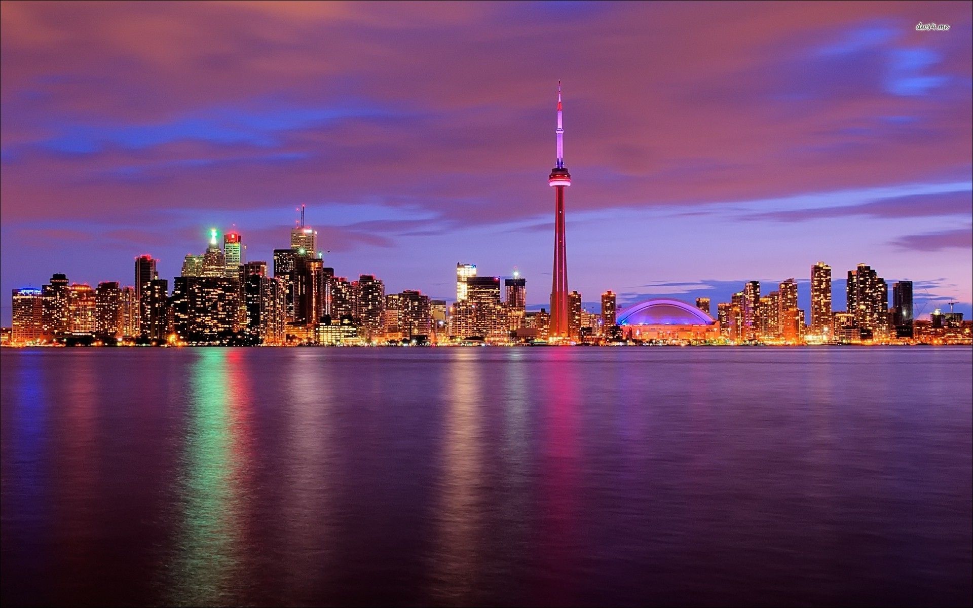 Skyline di Toronto notturno, 1920x1200 Full HD+ WUXGA, PC
