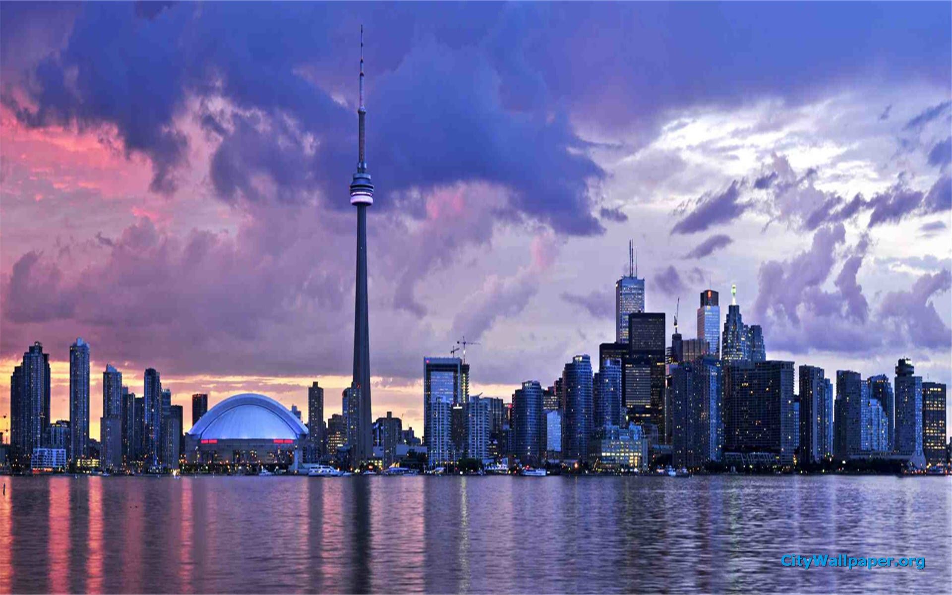 Skyline Toronto al tramonto, 1920x1200 Full HD+ WUXGA, PC Desktop