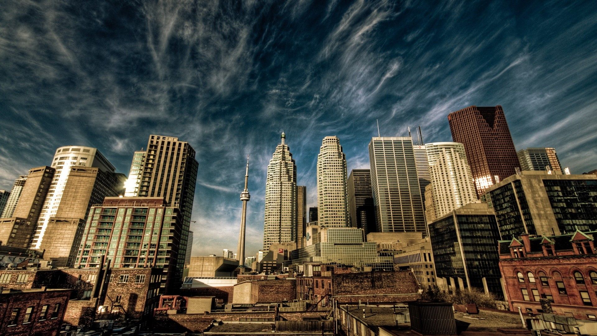 Skyline di Toronto con CN Tower, 1920x1080 1080p, Laptop