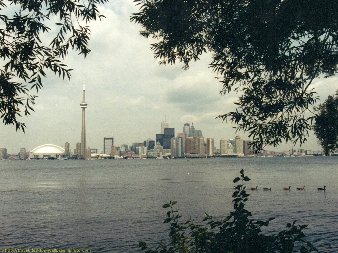 Skyline di Toronto con CN Tower, 1280x960 720p, PC