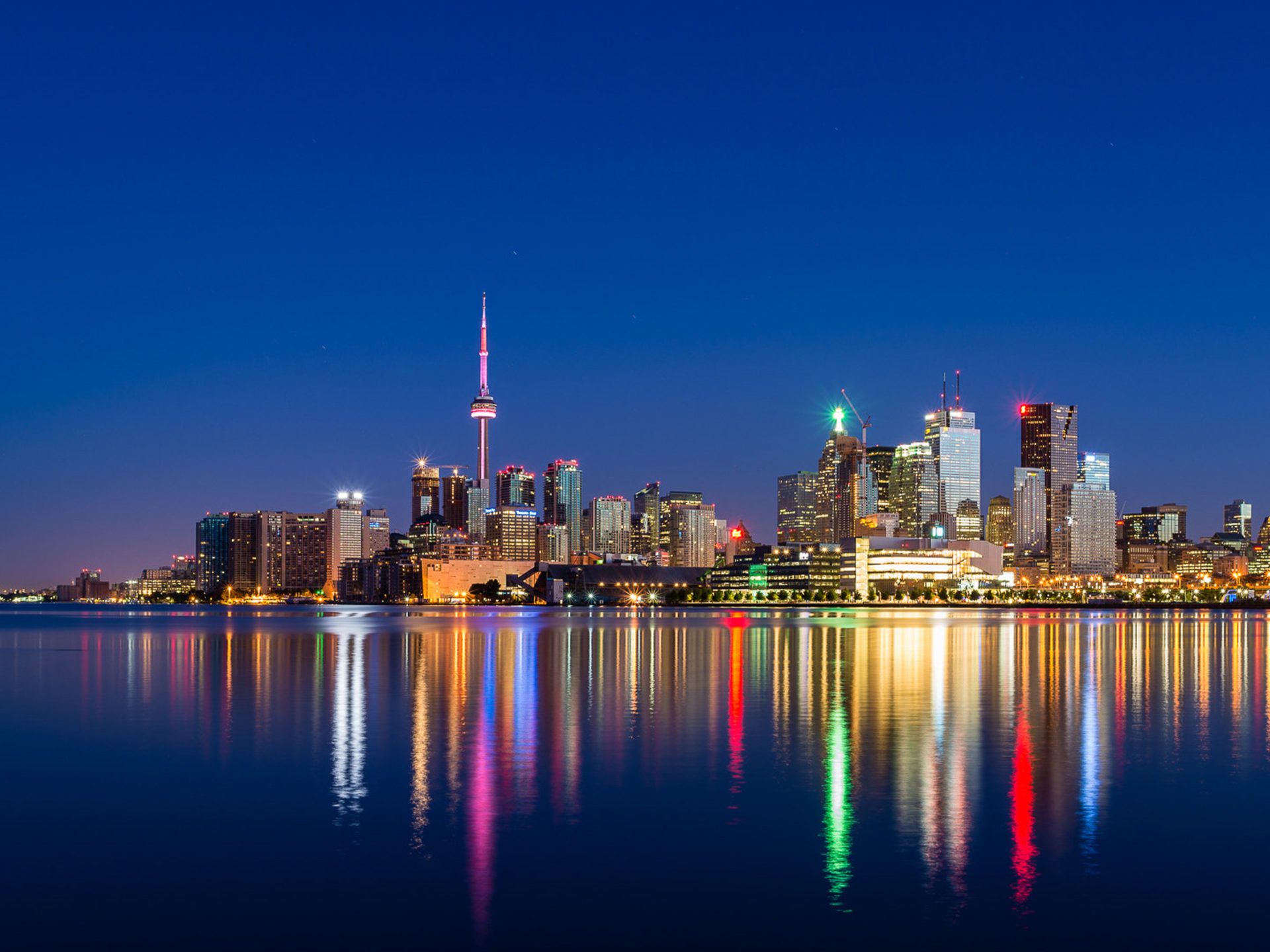 Skyline di Toronto notturno, 1920x1440 WUXGA, Laptop