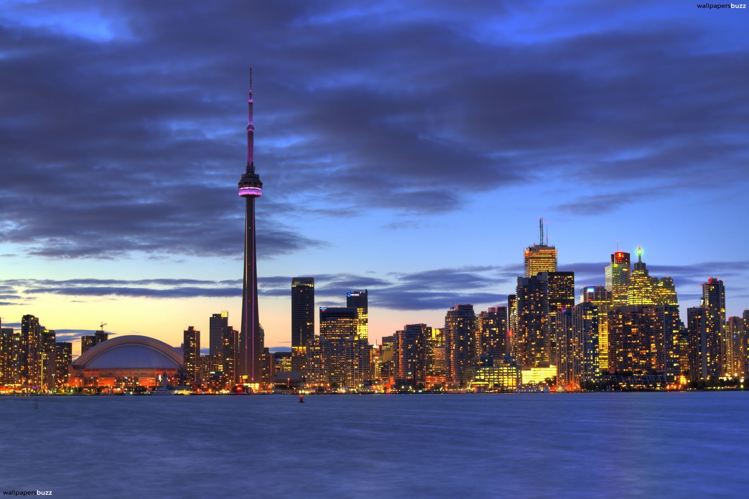 Skyline di Toronto al tramonto, 2508x1672 2K, Desktop