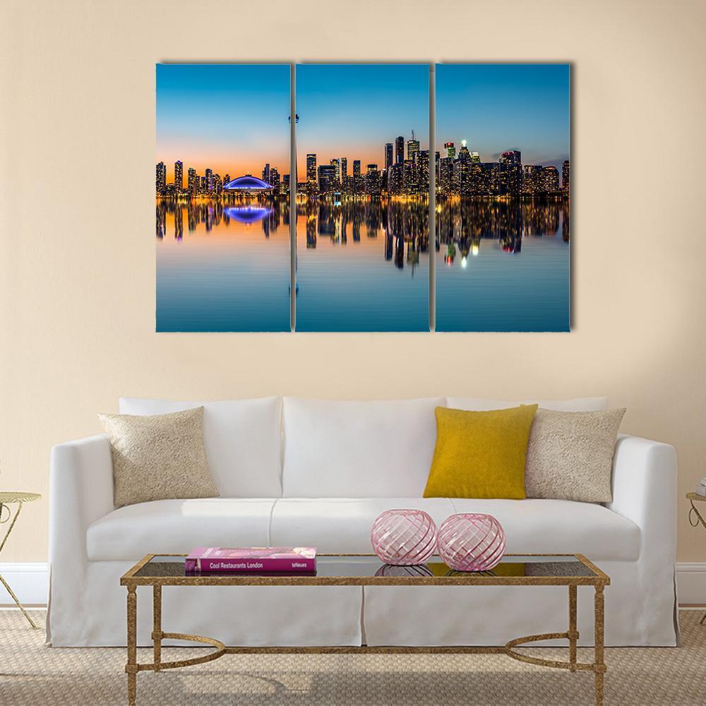 Skyline Toronto tramonto pannelli, 1000x1000 HD, Laptop