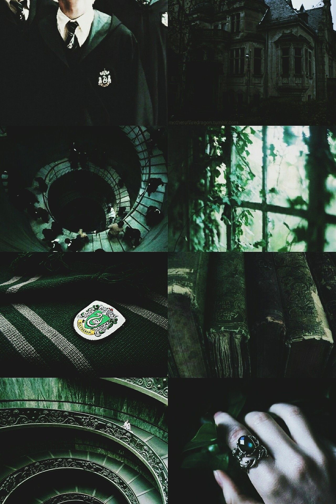 Collage estetico Serpeverde verde scuro, 1280x1920 Full HD Verticale, iPhone