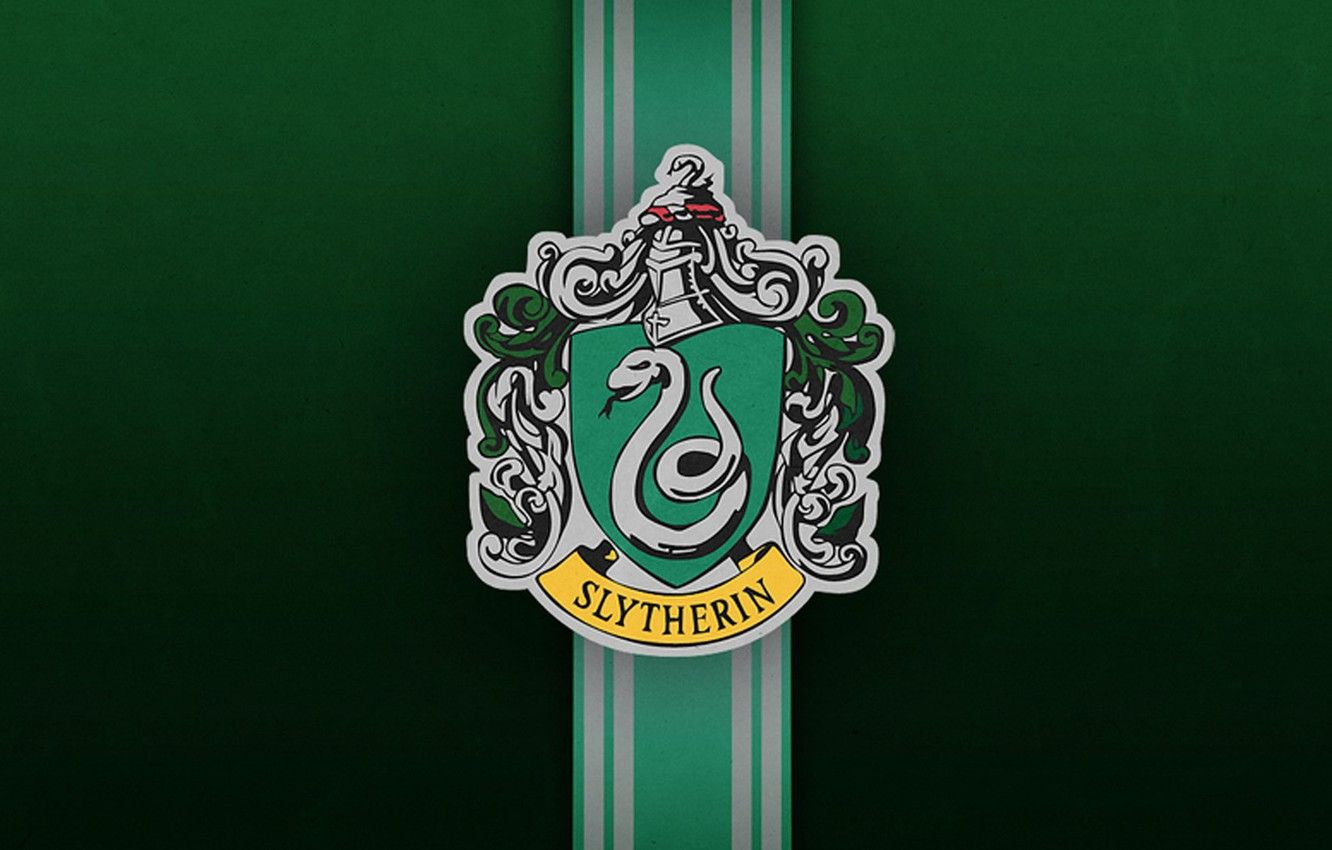 Stemma Serpeverde Hogwarts, scuola di magia, 1332x850 HD, Desktop