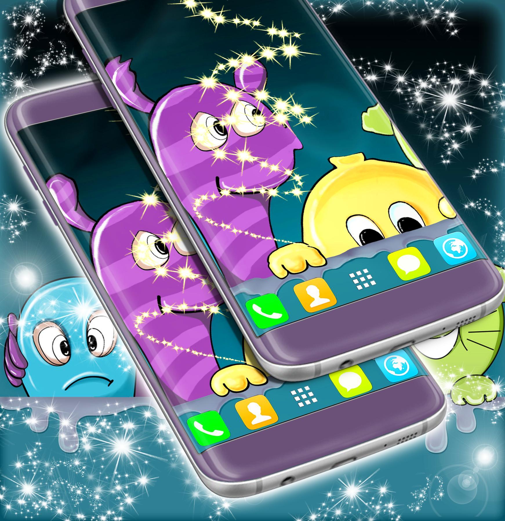 Personaggio 3D su smartphone, 1280x720 720p, PC
