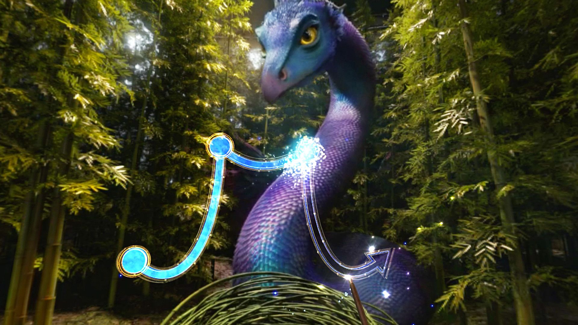 Creatura fantastica serpente magico, 1920x1080 Full HD, PC