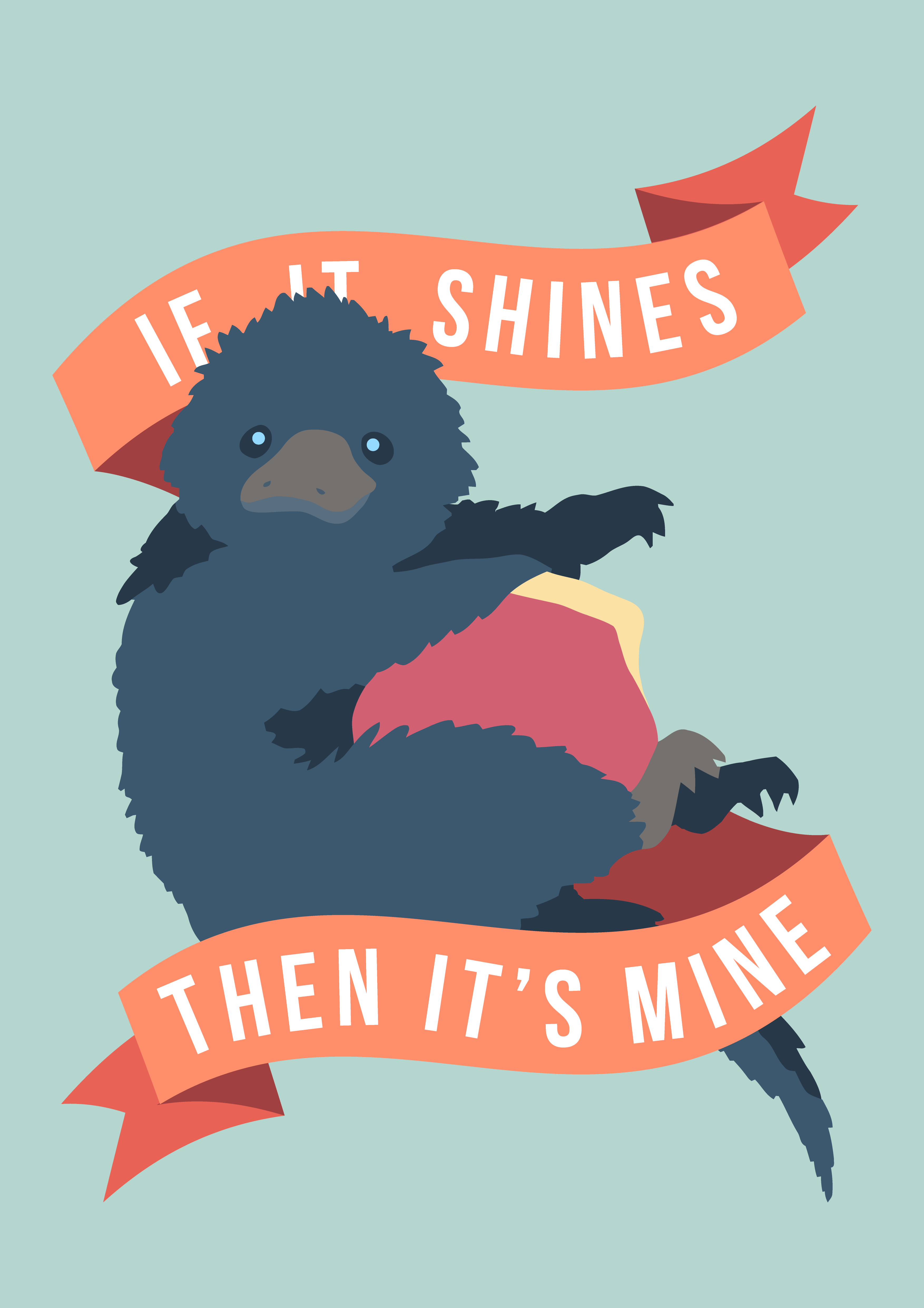 Niffler Animali Fantastici, 3508x4961 Verticale, Mobile