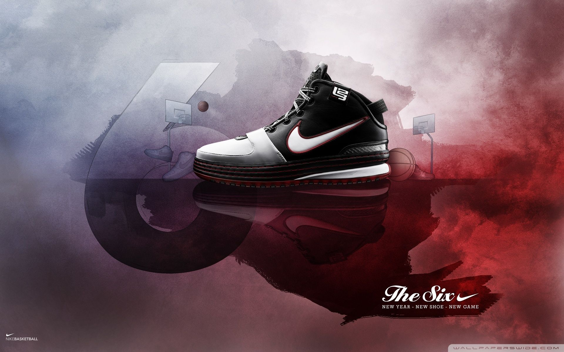 Sneaker Nike The Six, swoosh, 1920x1200 Full HD+, Laptop