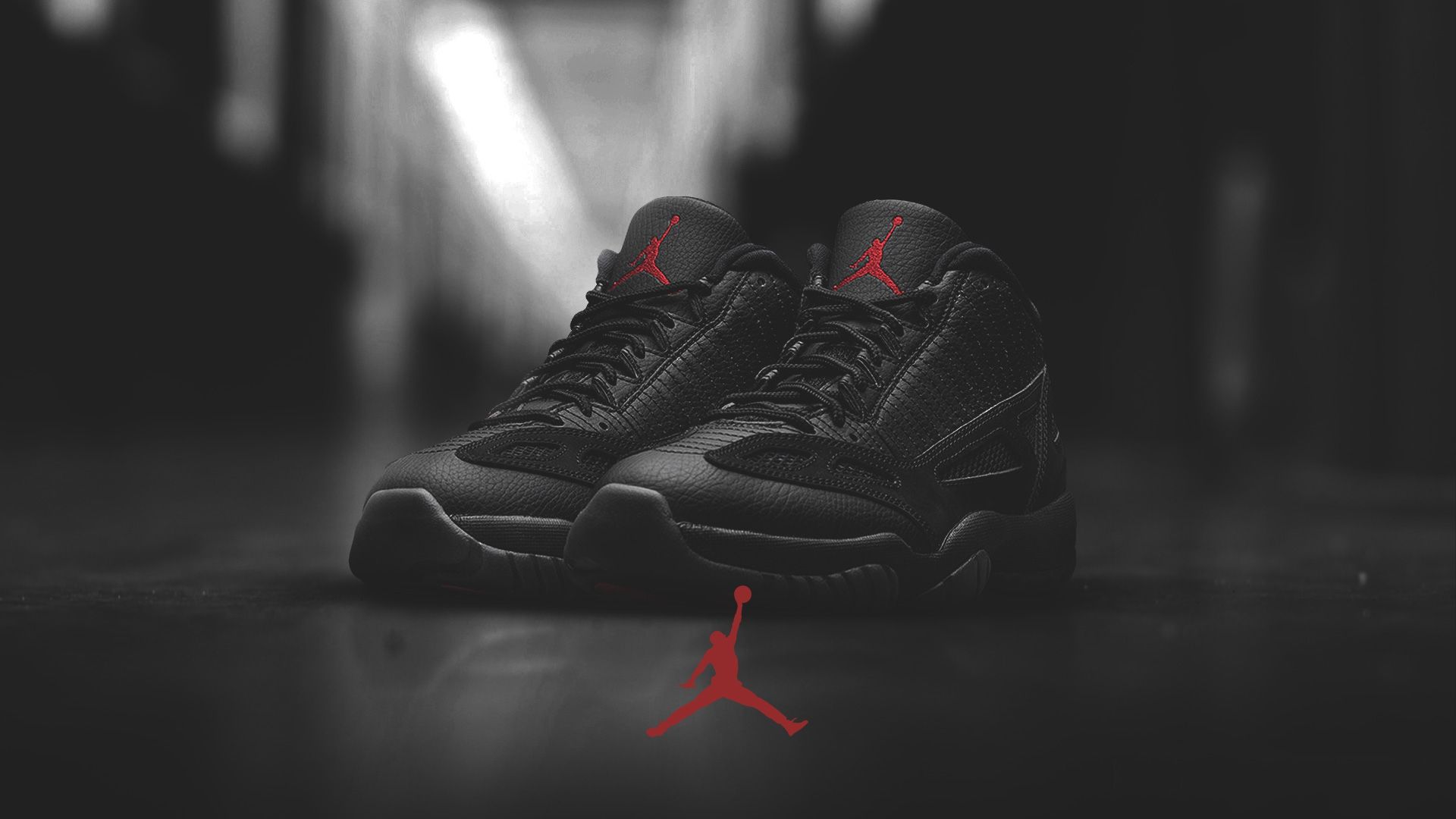 Sneaker Air Jordan nera rossa, Nike, 1920x1080 Full HD 1080p, Desktop