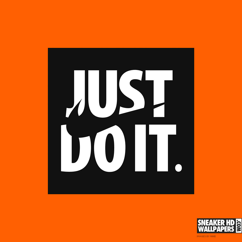 Nike Just Do It arancione, 1000x1000 HD, Monitor Gaming