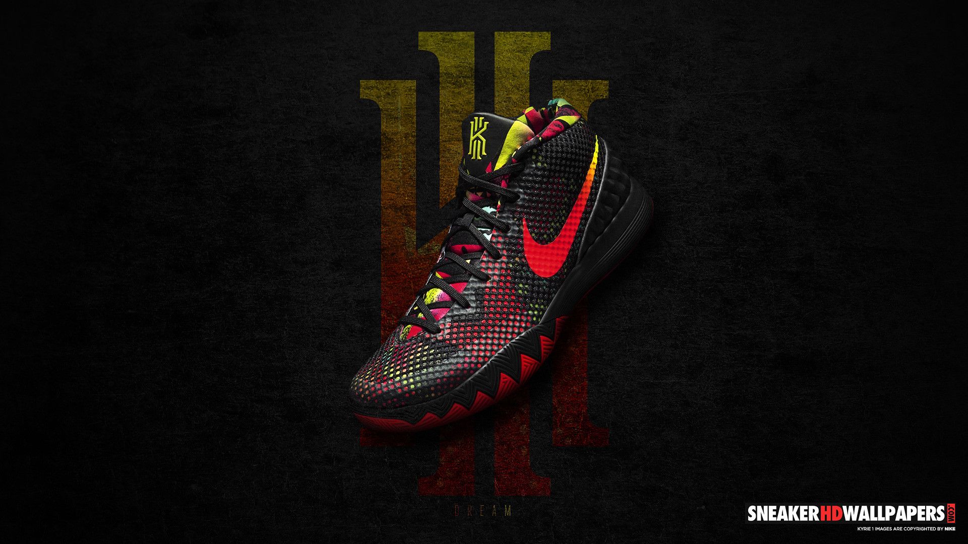 Sneaker Nike Kyrie nera, 1920x1080 1080p, PC Desktop