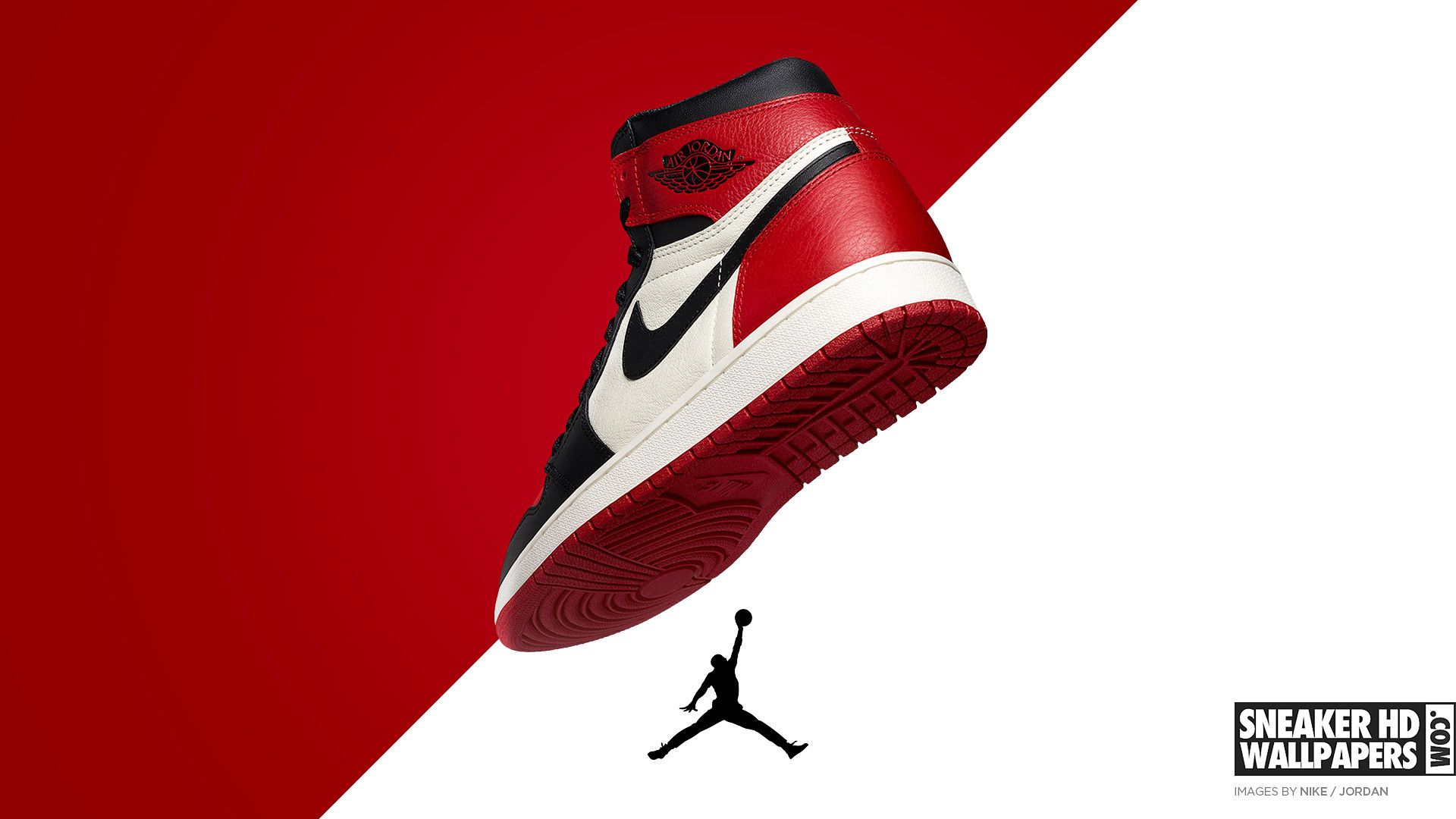 Sneaker Air Jordan rosso nero, Nike, 1920x1080 Full HD, PC